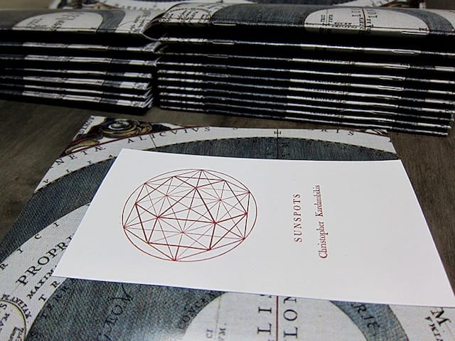 "SUNSPOTS" book, an edition of 50 made in January 2014