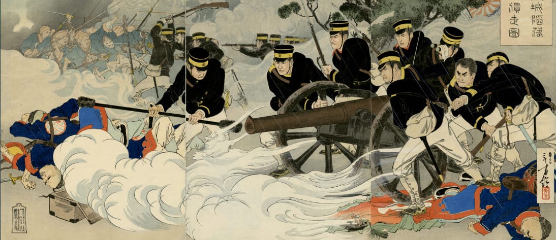 A Picture of the Fall of Hoojō (Fenghuangcheng)