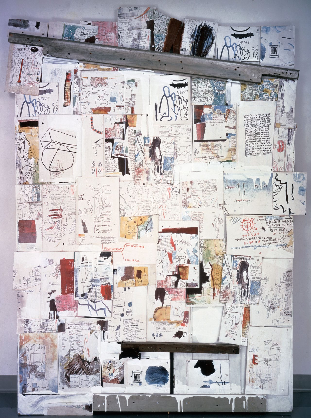 Jean-Michel Basquiat, "Natchez" (1985). Galerie Andrea Caratsch, Zurich © The Estate of Jean-Michel Basquiat / ADAGP, Paris / ARS, New York 2014