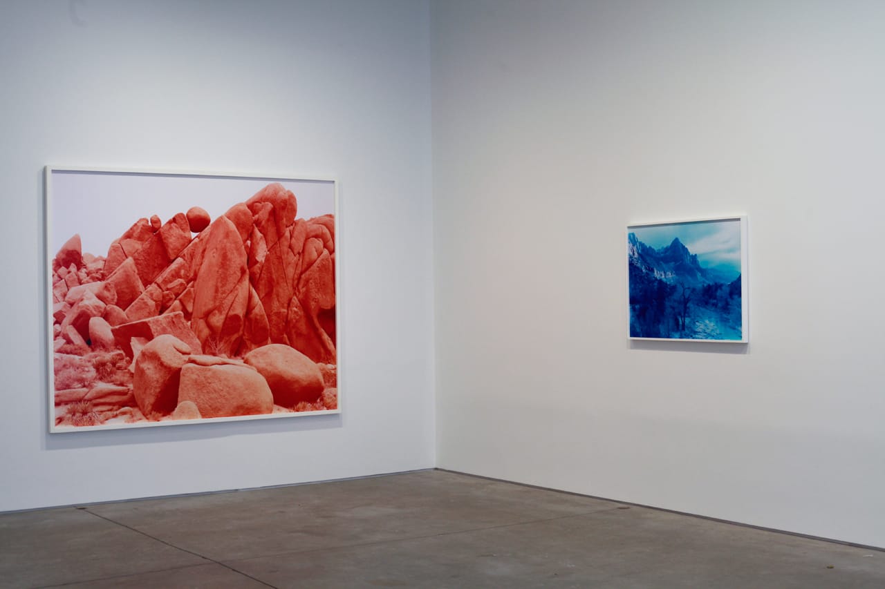 Installation view, David Benjamin Sherry at Danziger Gallery