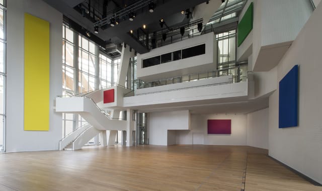 Ellsworth Kelly “Color Panels (Red Yellow Blue Green Purple)” (2014)