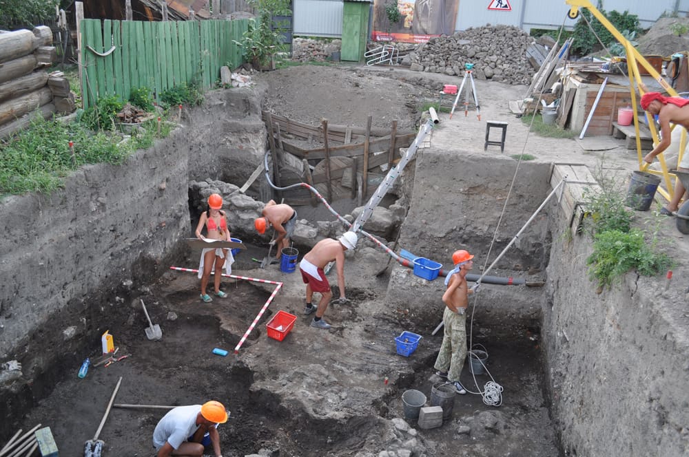 The excavation site in Saratov (All images courtesy of Dmitriy Kubankin) 