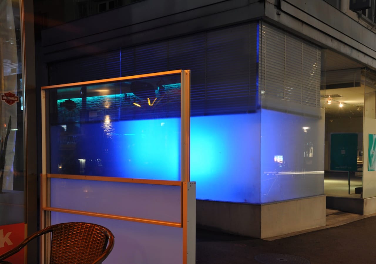 Selina Grüter+Michèle Graf, "Coming closer and won't close" (2014) in Kreuzlingen, Switzerland