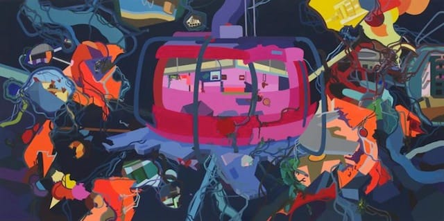 "Untitled (yet)" by Franz Ackermann, 2008-9 (Image courtesy of 