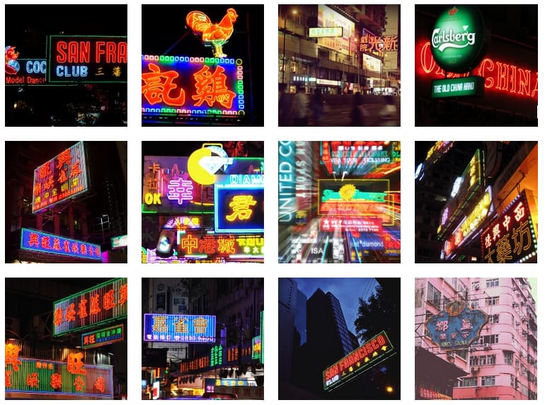 Hong Kong neon (screenshot from neonsigns.hk by the author)