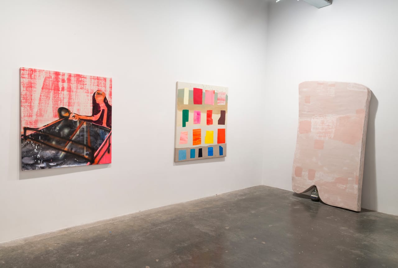 Installation view, 'Ezra Johnson: It's Under the Thingy' at Freight + Volume (all photos by Adam Reich, courtesy the artist and Freight + Volume, New York)
