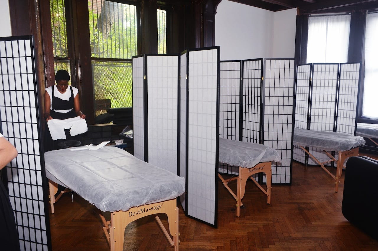 Simone Leigh, "Free People’s Medical Clinic" (photo by Christos Katsiaouni) (click to enlarge)