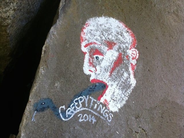 Vandalism by Casey Nocket in Yosemite National Park