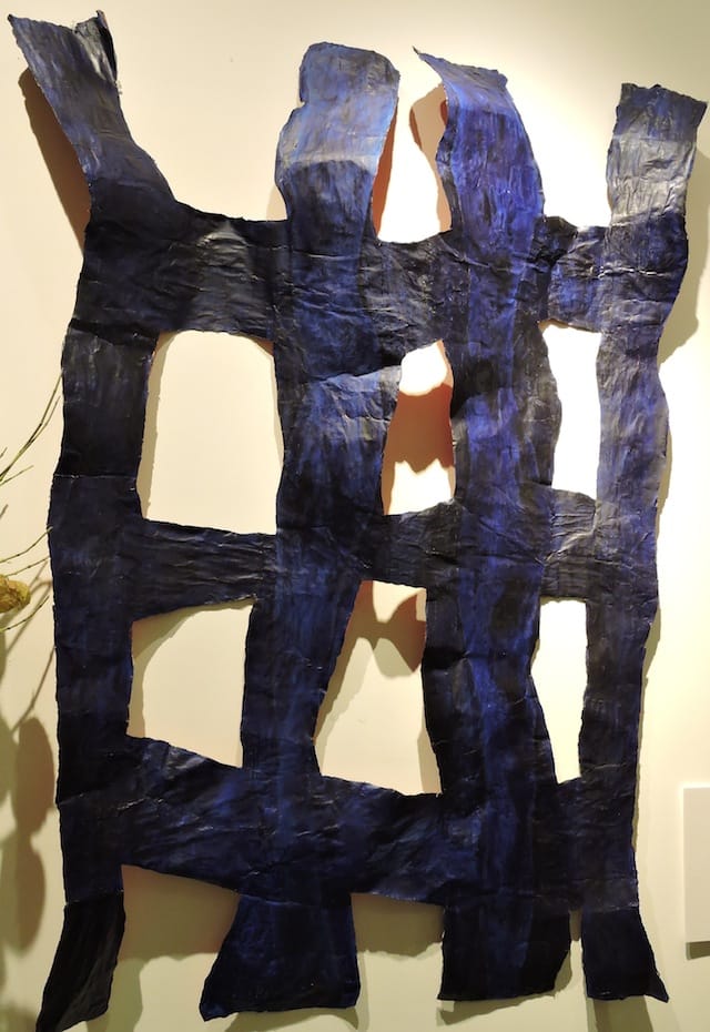 Dominique Wohrer, "Bluegrid" (2014) (photo by author)