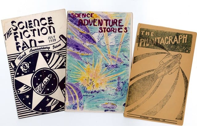 Fanzines from the Hevelin Collection (courtesy of UI Libraries and Special Collections)