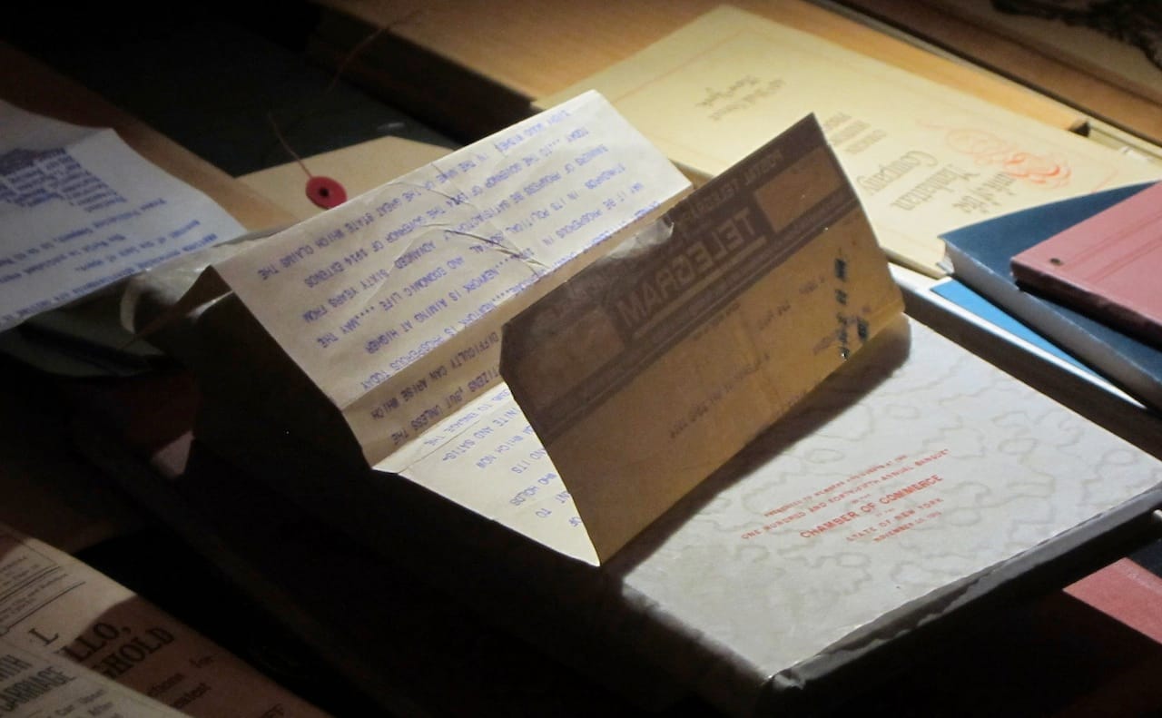 1914 time capsule opening at the New-York Historical Society