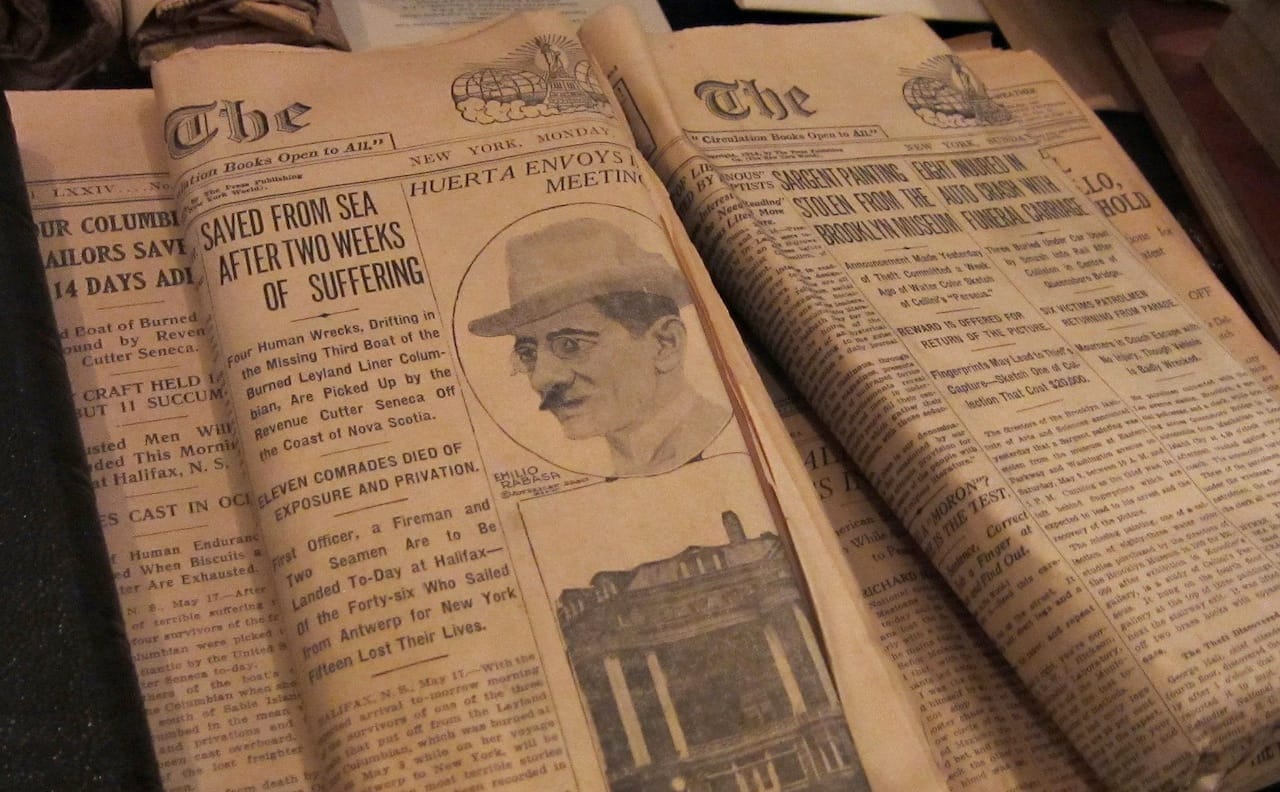 1914 time capsule opening at the New-York Historical Society