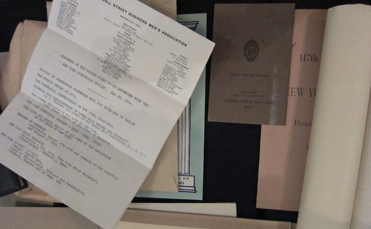 1914 time capsule opening at the New-York Historical Society