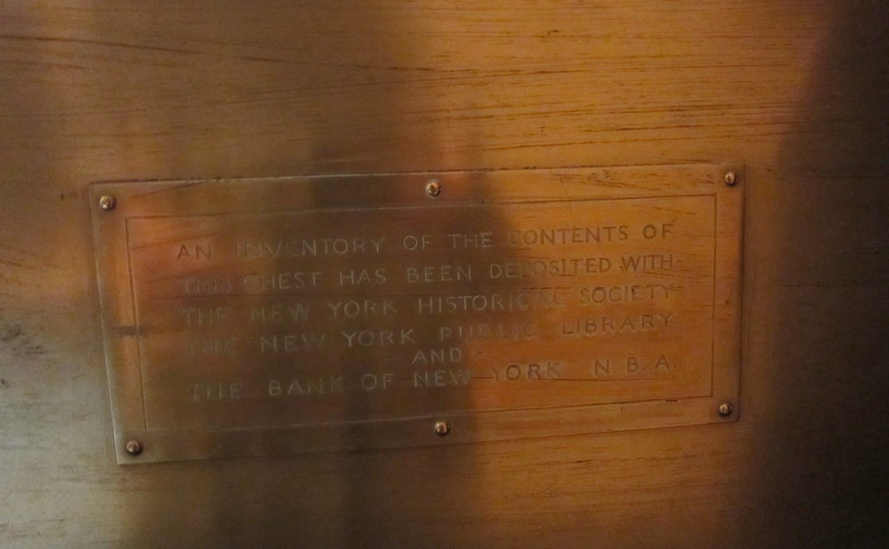 1914 time capsule opening at the New-York Historical Society