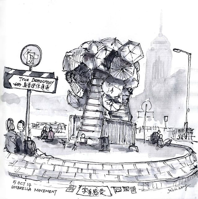Umbrella movement_Alvin Wong