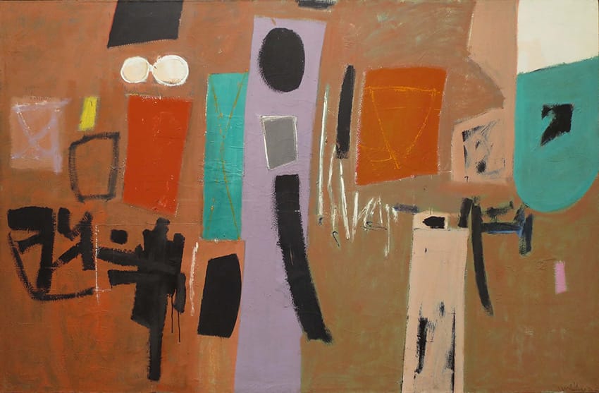 A work by Emerson Woelffer (via mannysilvermangallery.com) (click to enlarge)