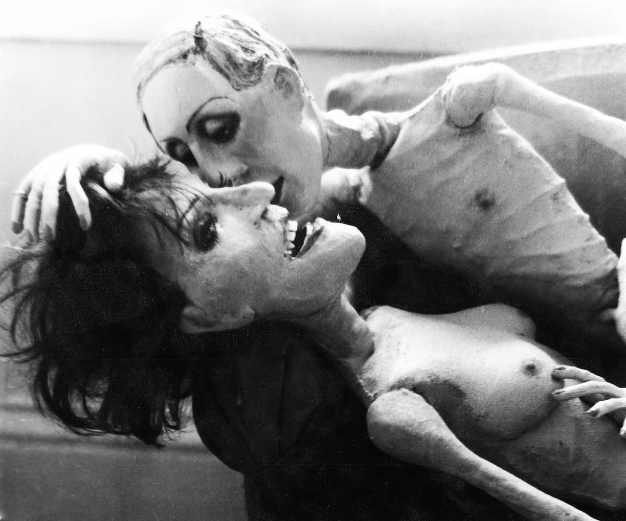 Greer Lankton, "Freddie" (1981) and "Ellen" (circa 1980) (photo by Greer Lankton for Civilian Warfare)