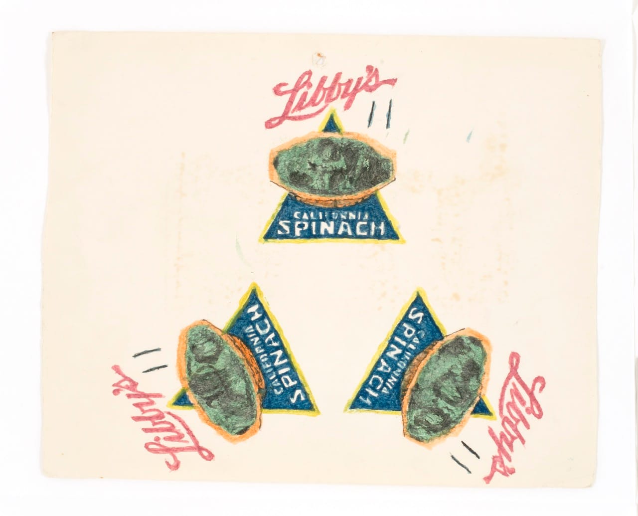 James Castle, "Untitled," n.d., found paper, soot, color of unknown origin, Smithsonian American Art Museum, Gift of the James Castle Collection and Archive and museum purchase through the Luisita L. and Franz H. Denghausen Endowment, 2013.27.49