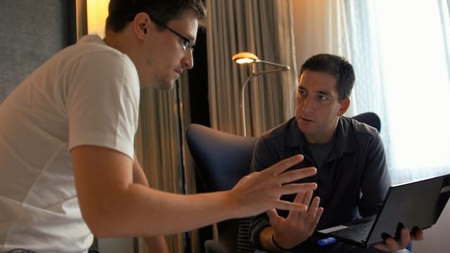 2.) Edward Snowden and Glenn Greenwald in Hong Kong (all photos courtesy Radius-TWC)