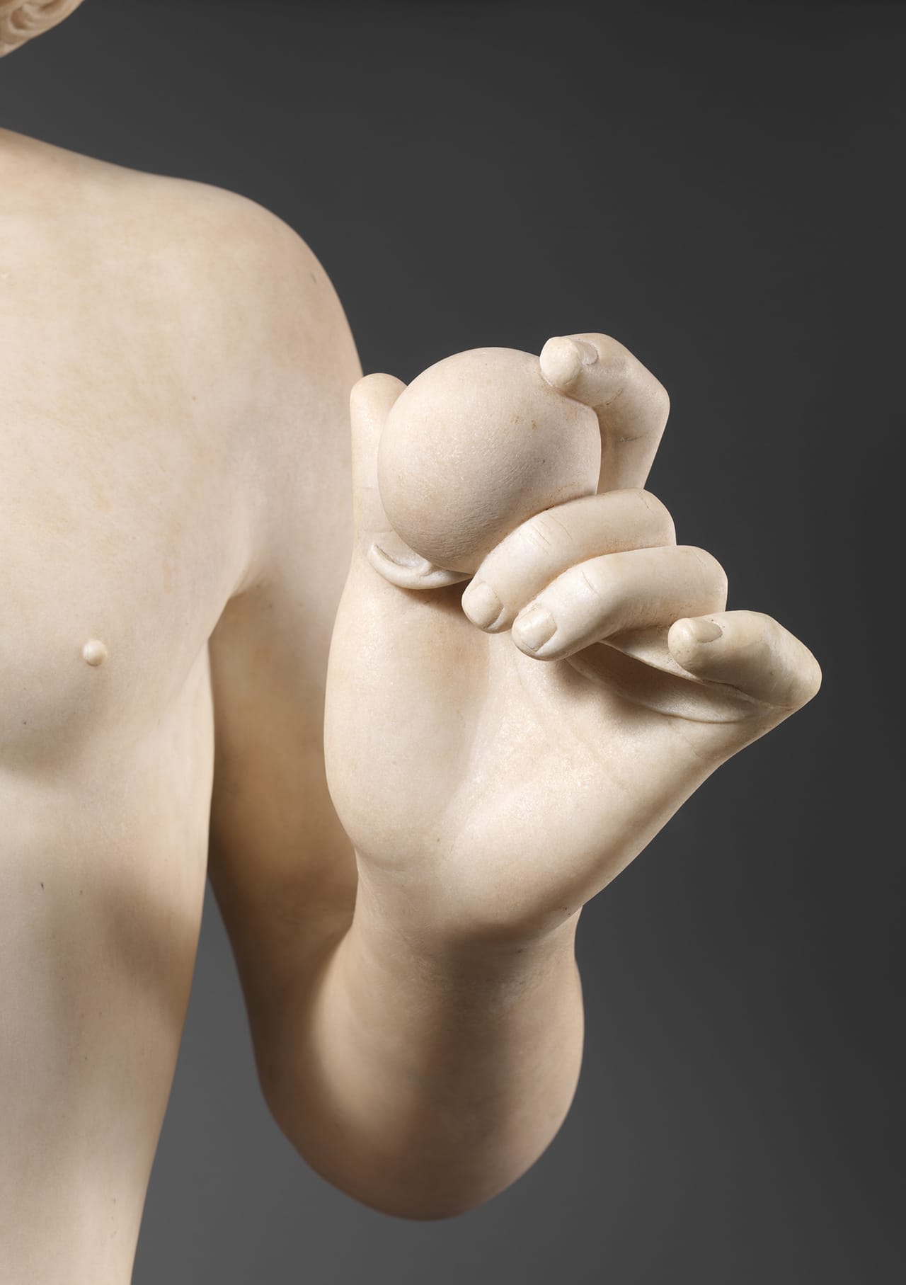 The result demonstrates the skill of the conservators in retaining the smooth unblemished surfaces that Lombardo masterpiece is known for.