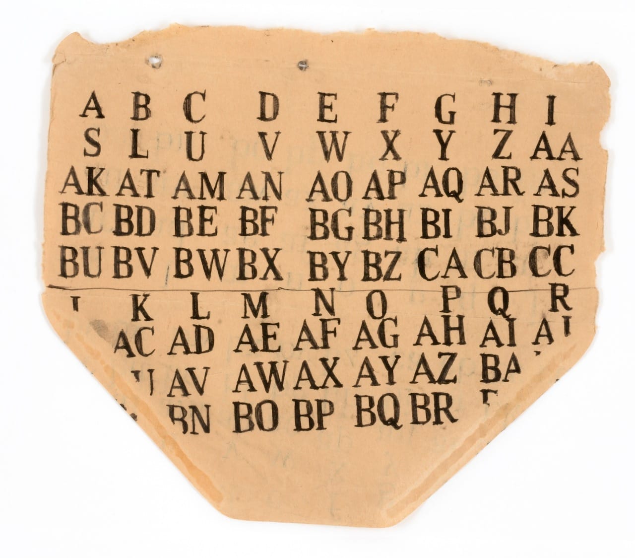 James Castle, "Untitled," n.d., found paper, soot, Smithsonian American Art Museum, Gift of the James Castle Collection and Archive and museum purchase through the Luisita L. and Franz H. Denghausen Endowment, 2013.27.27