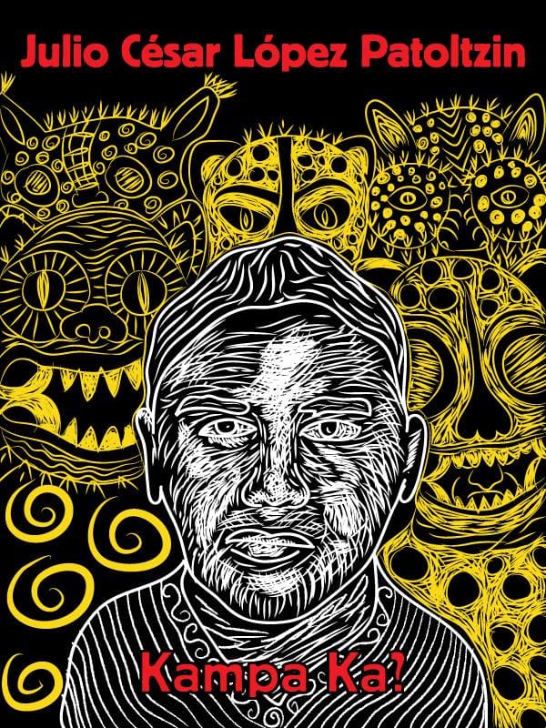 A poster in Nahuatl by the artist Ropalo, part of the #IlustradoresconAyotzinapa project (all poster images via ilustradoresconayotzinapa.tumblr.com)