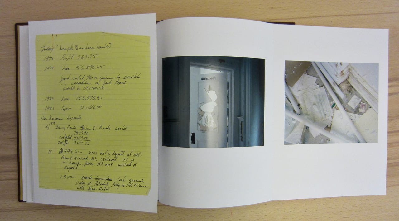 McNair Evans, "Confessions for a Son" (photograph of the book by the author for Hyperallergic)