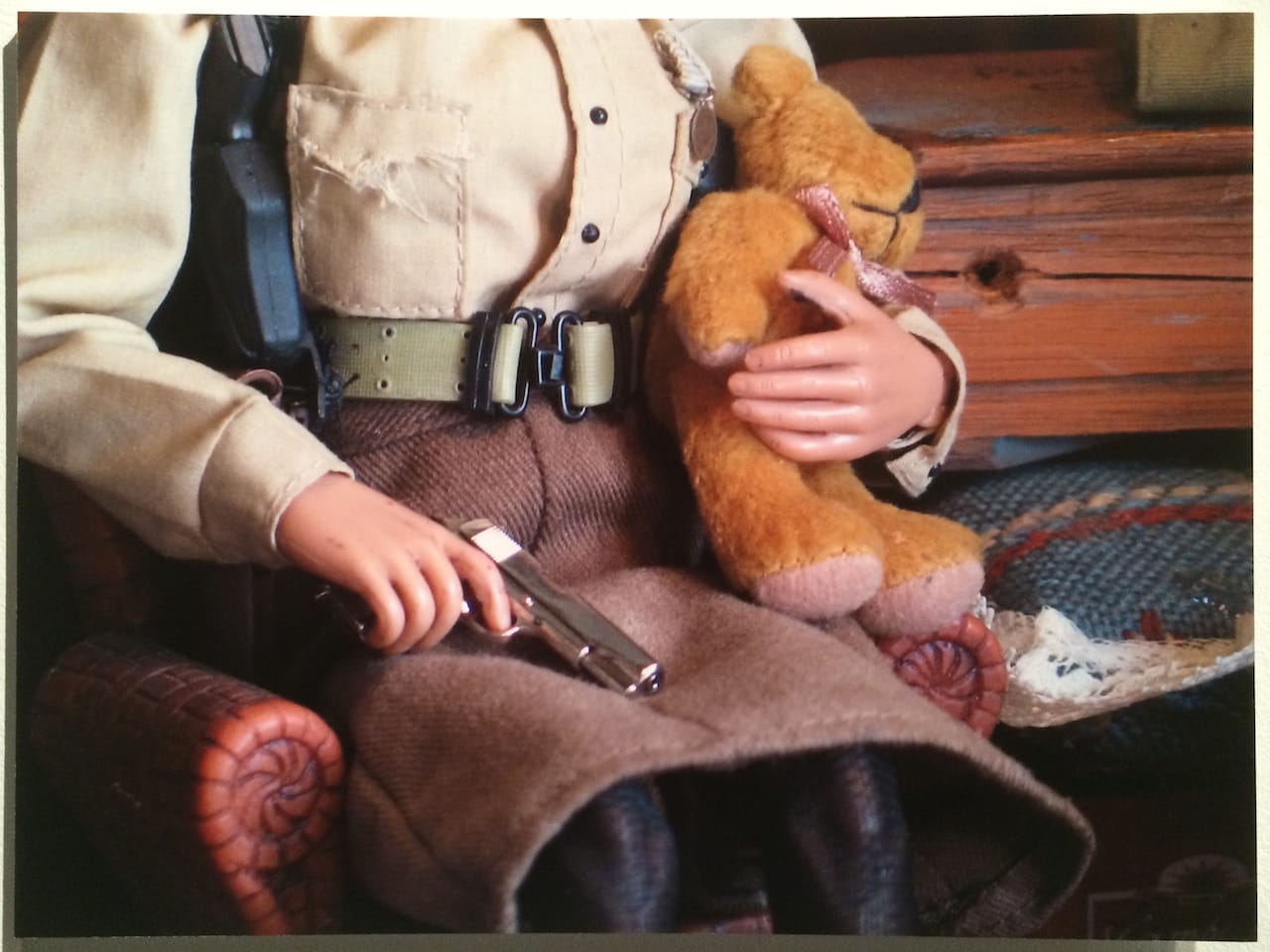 A work from Mark Hogancamp's 'Women of Marwencol' series