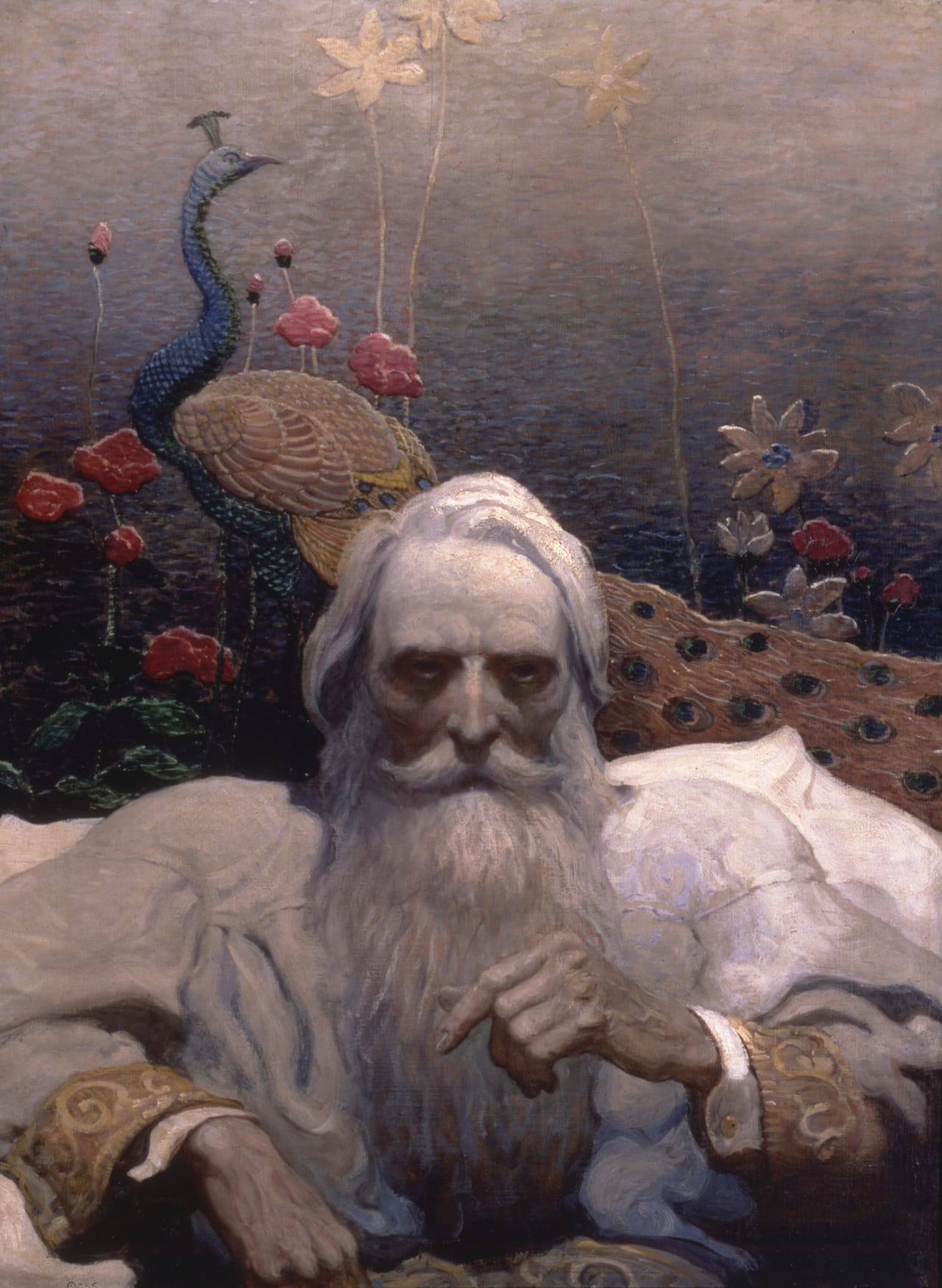 "Captain Nemo" by Newell Convers Wyeth (Illustration for The Mysterious Island, by Jules Verne,  New York: Scribner’s, 1918 The Andrew and Betsy Wyeth Collection) 