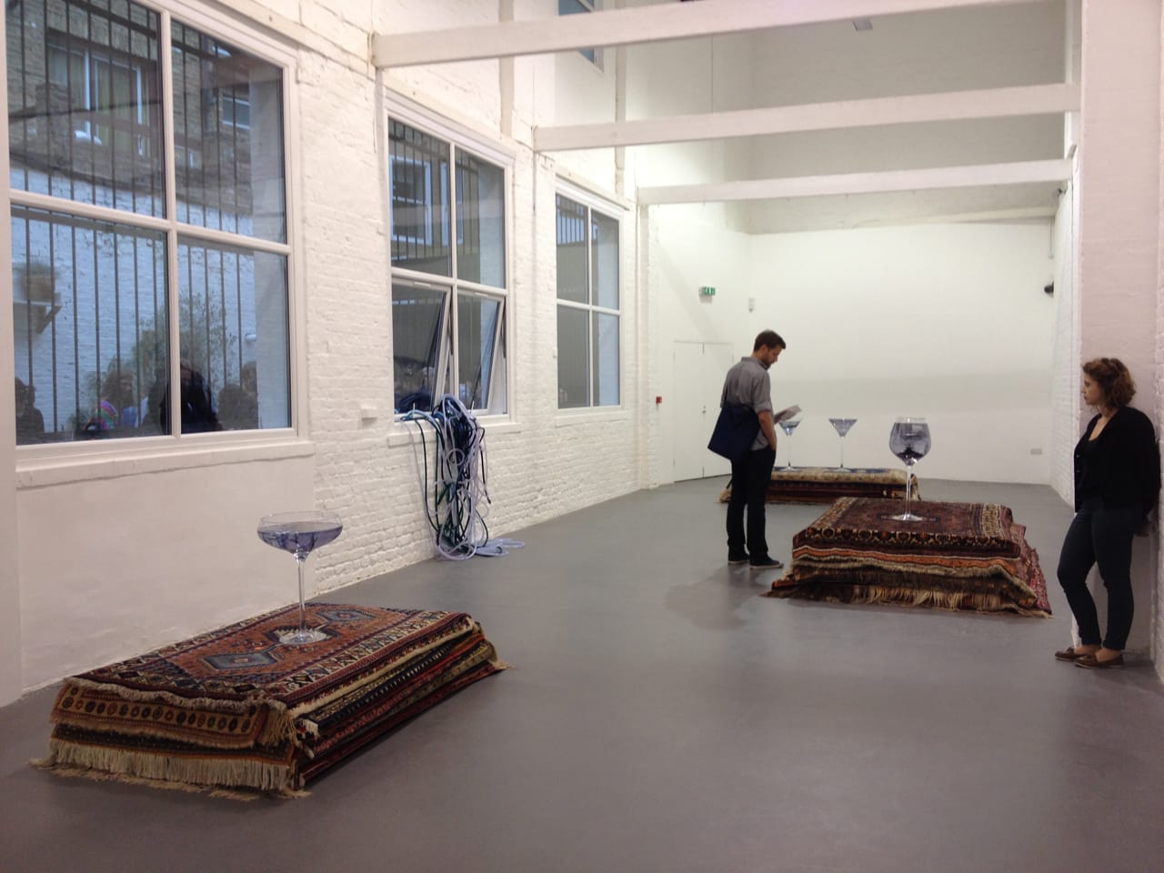 Nina Beier,"Stand" and "Plunge" (2014)