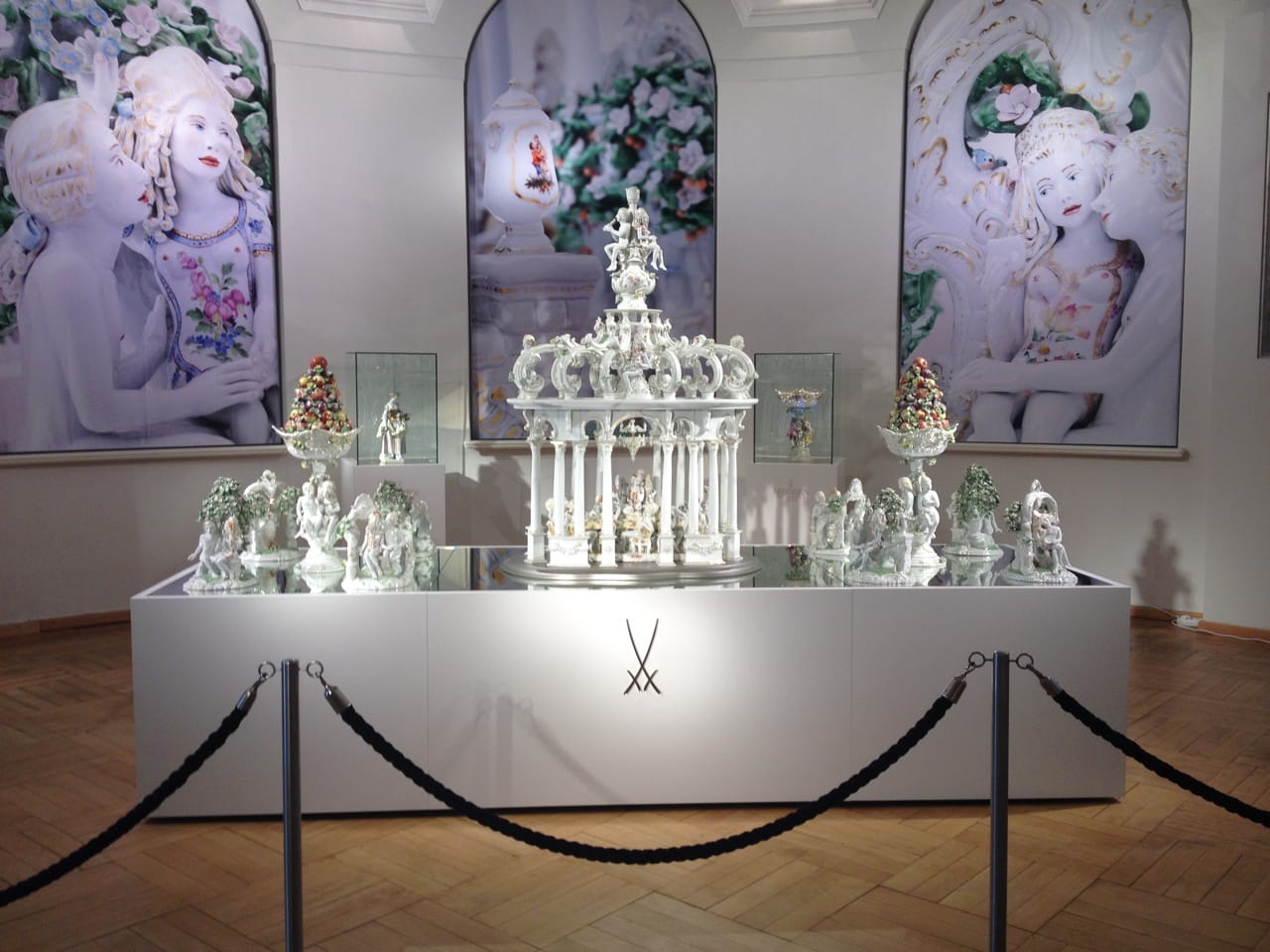 Antemann's work on display at Meissen
