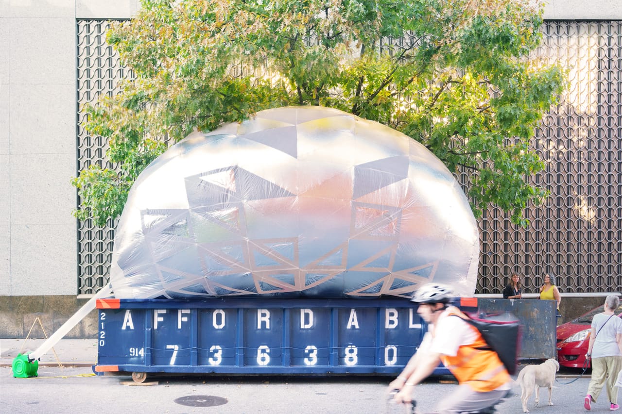 John Locke and Joaquin Reyes's Inflato Dumpster (all images courtesy John Locke)