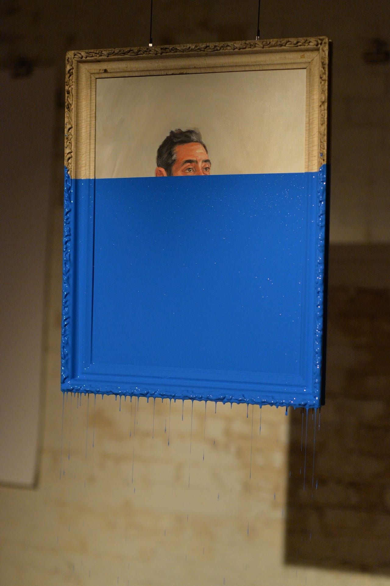 Oliver Jeffers, "Dipped Paintings" performance