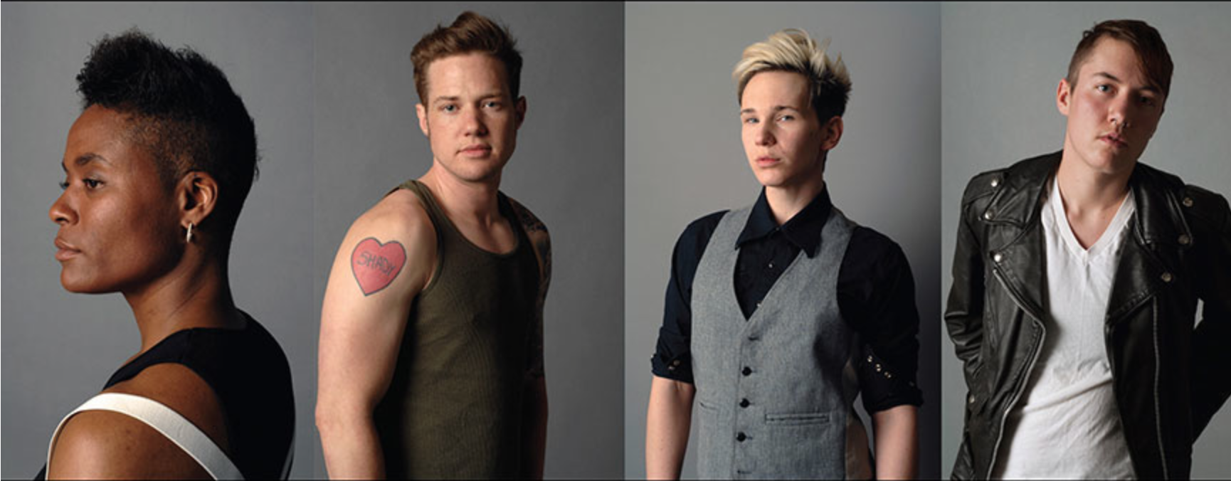 Images by David Naz from his Genderqueer project (via davenaz.com)