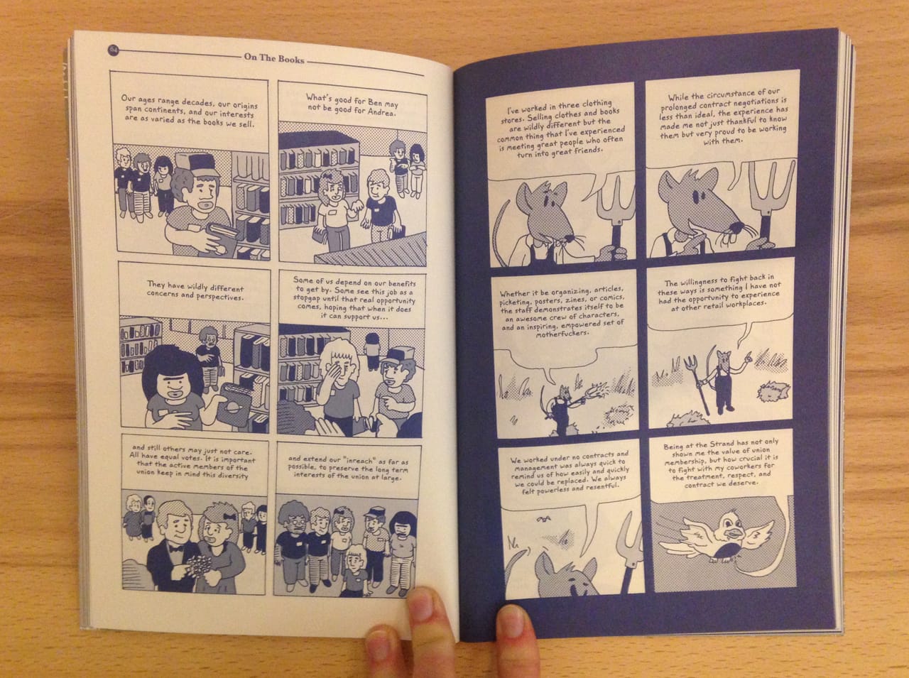 Spread from Greg Farrell's 'On the Books' (all photos by the author for Hyperallergic unless otherwise noted) (click to enlarge)