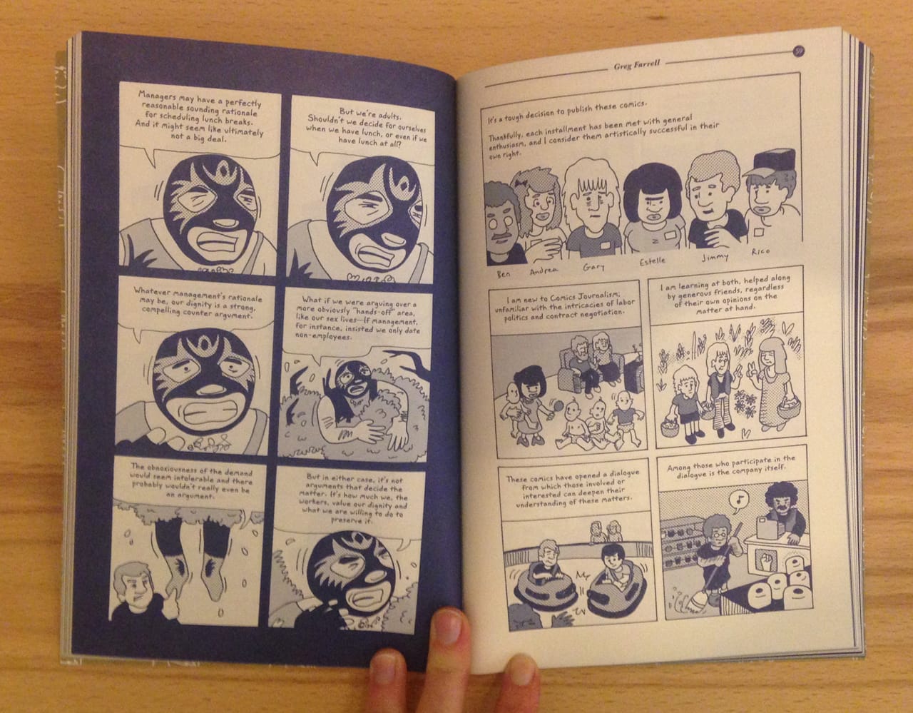 Spread from Greg Farrell's 'On the Books' (click to enlarge)