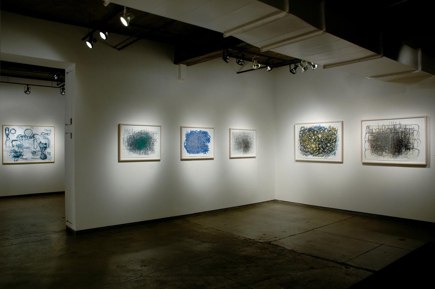 Installation view of Creative Growth: Dan Miller exhibition at Ricco Maresca Gallery, New York