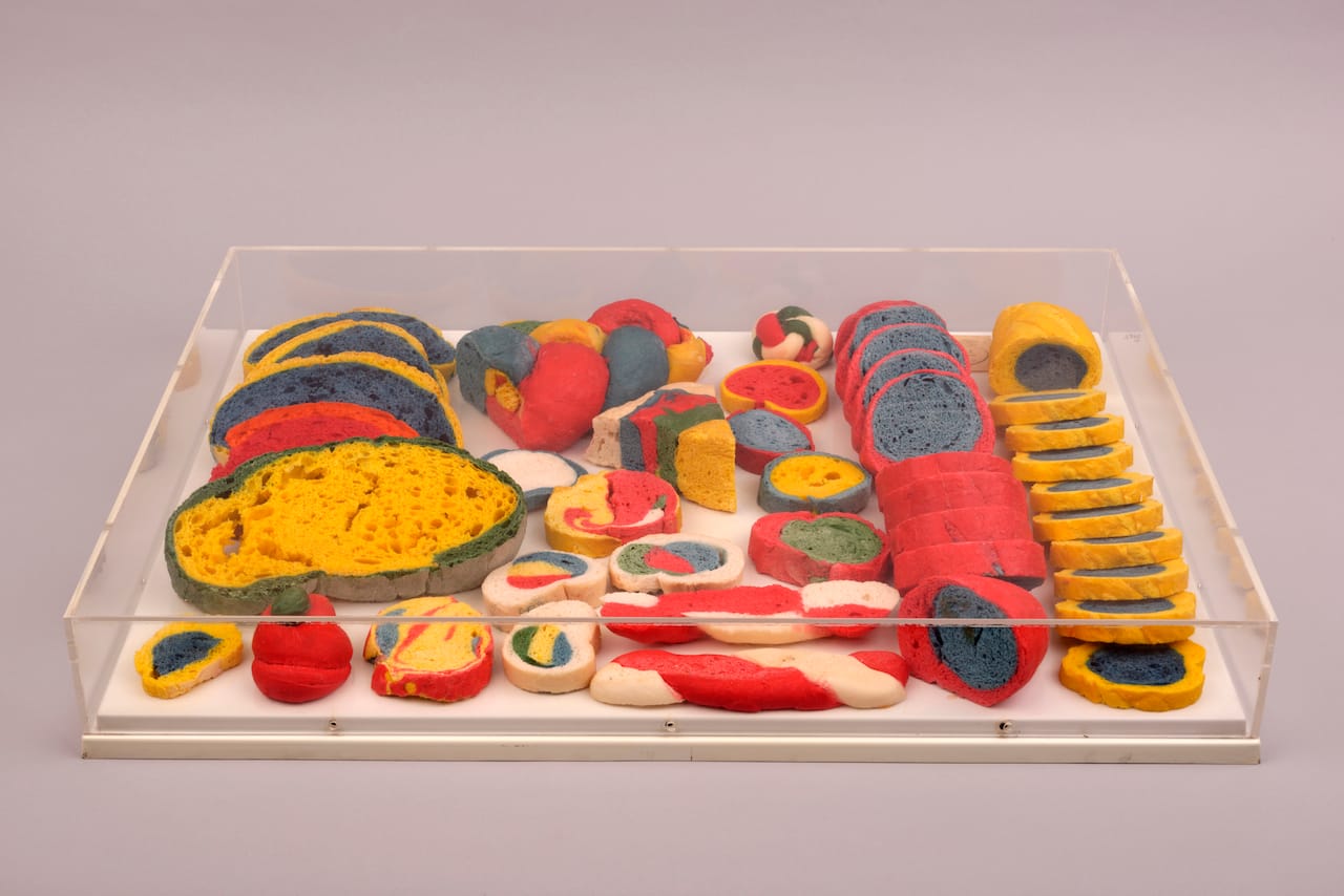 Miralda et Dorothée Selz, Traiteurs Coloristes, 1968 / Collection Mina et Jacques Charles © ADAGP-Paris 2014, Ph.Nicolas Fussler