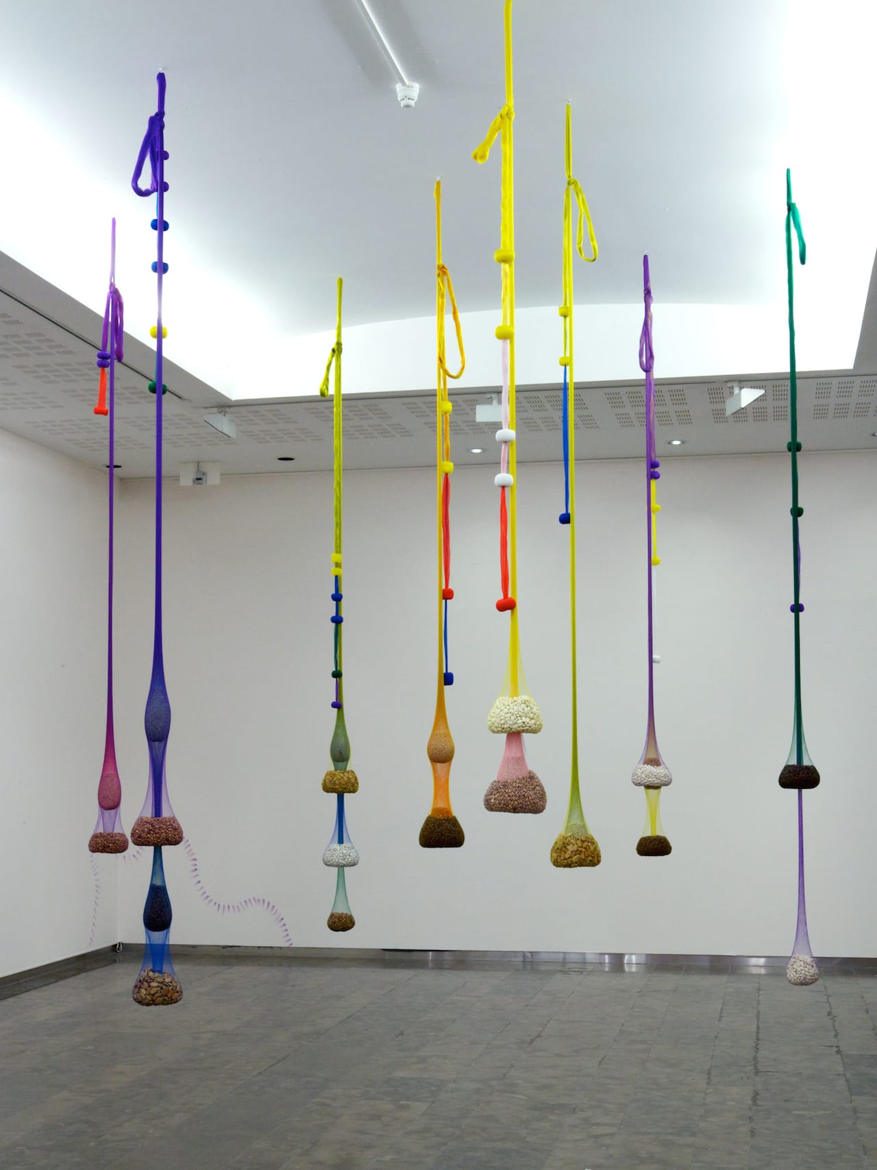 Ernesto Neto, Variation on Color Seed Space Time Love, 2009 // Courtesy Galerie Bob Van Orsouw, Zurich © Courtesy Ernesto Neto/ Ph. Gard A. Frantzsen
