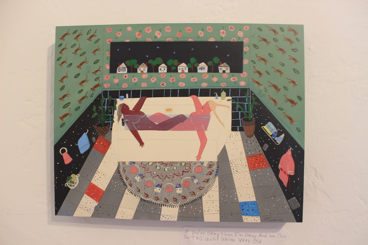 Andrea Joyce Heimer, “If You’re Okay Then I’m Okay And We Can Do This Until We’re Very Old,” in the Good Luck Gallery booth