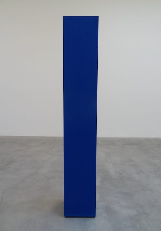 Anne Truitt’s “Morning Child” (1973) (photo by the author for Hyperallergic)