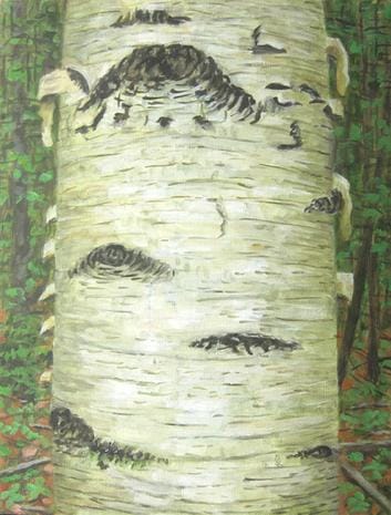 Rudy Burckhardt, "Ant" (1996), oil on canvas, 24 x 18 inches