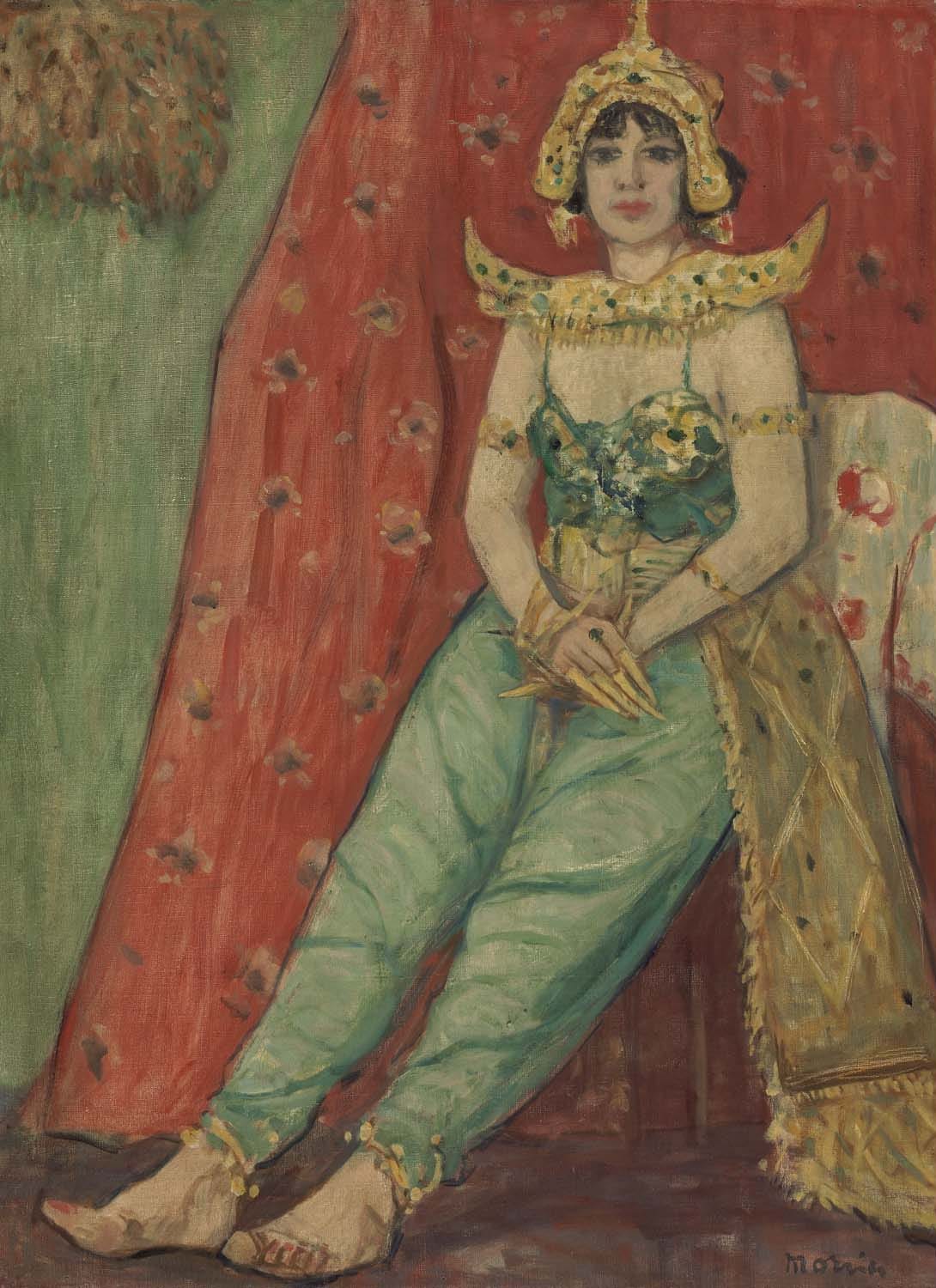 James Wilson Morrice, "Olympia" (c 1912), oil on canvas, National Gallery of Canada, Ottawa, purchase 1957 (photo courtesy NGC)