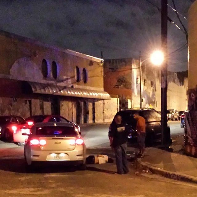 Alleged photo of the scene of Delbert Rodriguez Gutierrez's fatal accident