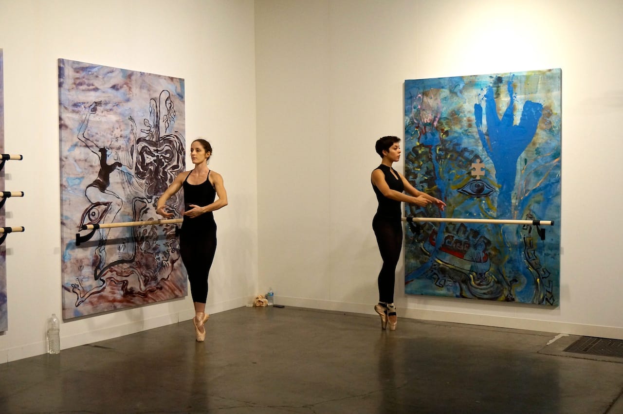 Dancers at the barre