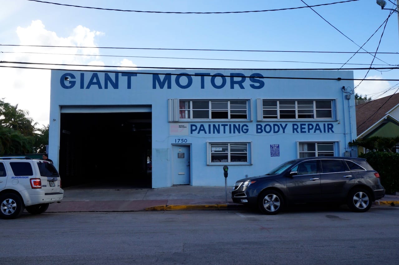 The former auto body shop that's currently housing 'Auto Body'