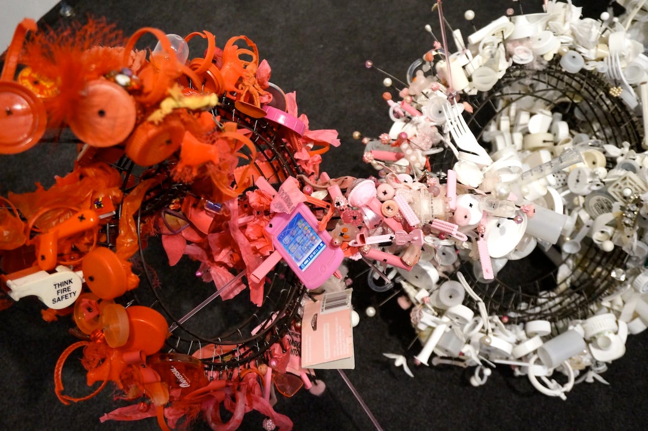 Detail of a work by Susie Ganch