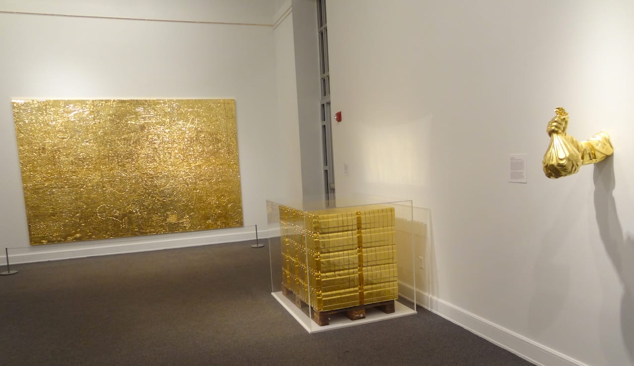 Installation view of 'GOLD' at the Bass Museum of Art