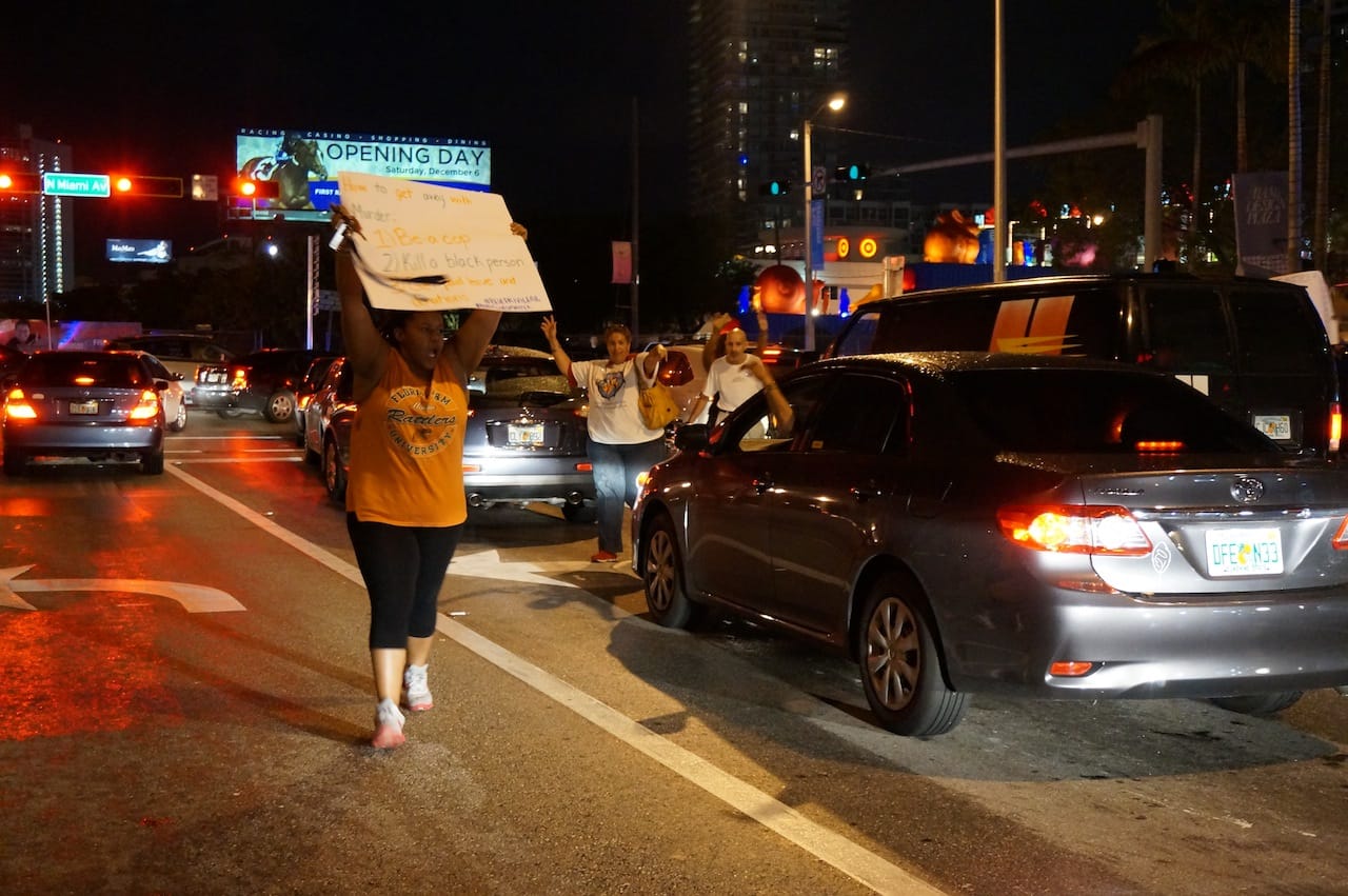 Getting on the highway (click to enlarge)