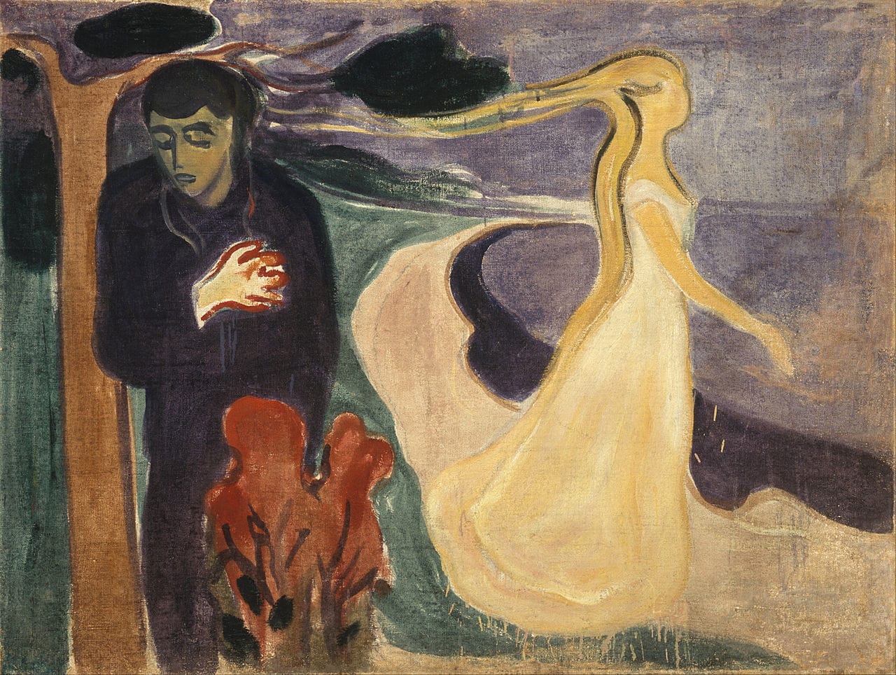 Edvard Munch, "Separation" (1896) (Munch Museum, Oslo, via Google Art Project)